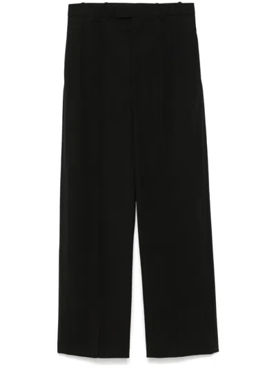 Wardrobe.nyc X Rhw Palazzo Trousers In Schwarz