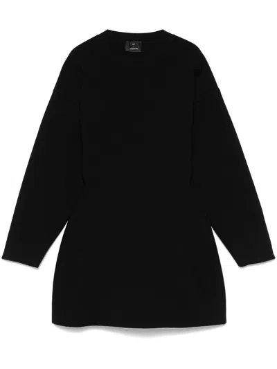 WARDROBE.NYC X RHW POWER MINI DRESS - WOMEN'S - VISCOSE/POLYESTER