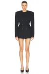 Wardrobe.nyc X Rosie Huntington-whiteley Rhw Blazer Dress In Black