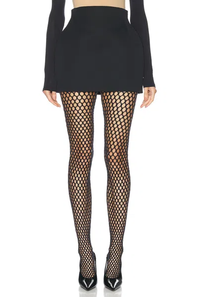 Wardrobe.nyc X Rosie Huntington-whiteley Rhw Sculpted Mini Skirt In Black