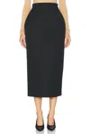 Wardrobe.nyc X Rosie Huntington-whiteley Rhw Sculpted Skirt In Black