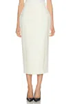 Wardrobe.nyc X Rosie Huntington-whiteley Sculpted Skirt In White