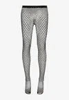 Wardrobe.nyc X Rosie Huntington-whiteley Web Mesh Tights In Black