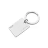 Ware Collective Neutrals / Silver Tag Key Ring In Silver