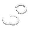 Ware Collective Women's Neutrals / Silver Curve Silver Huggie Earrings In Silver