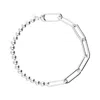 Ware Collective Women's Silver Bead & Paper Clip Chain Bracelet