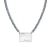 Ware Collective Women's Silver Hematite Tag Necklace In Silver