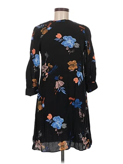 Pre-owned Warehouse Casual Dress In Black