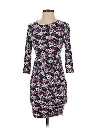 Pre-owned Warehouse Casual Dress In Blue