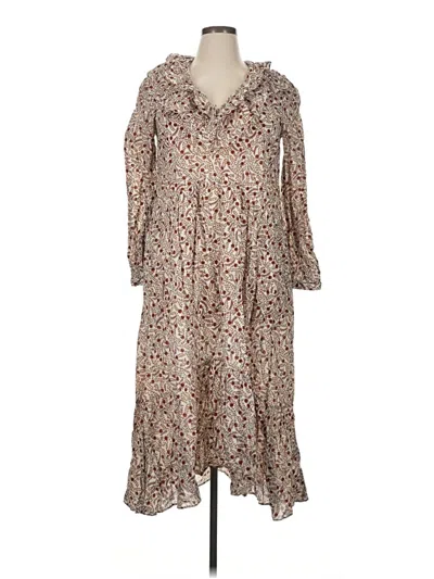 Pre-owned Warehouse Casual Dress In Brown