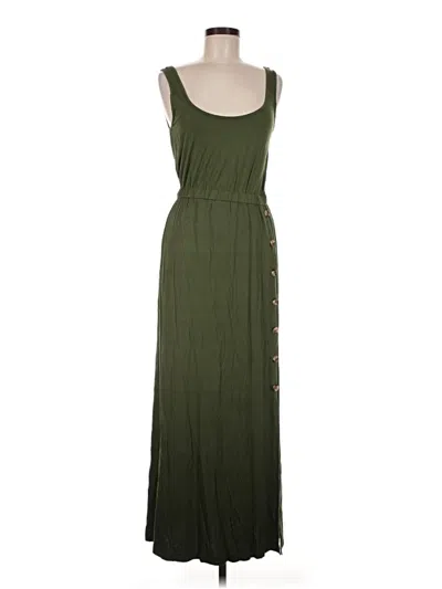 Pre-owned Warehouse Casual Dress In Green