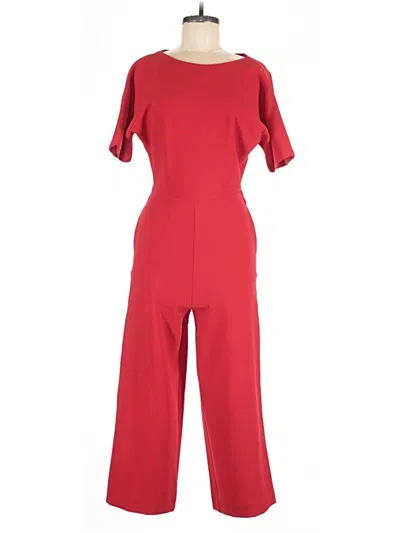 Pre-owned Warehouse Jumpsuit In Red