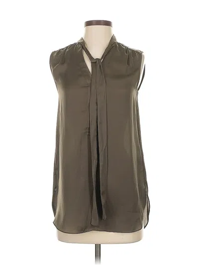 Pre-owned Warehouse Sleeveless Blouse In Gray