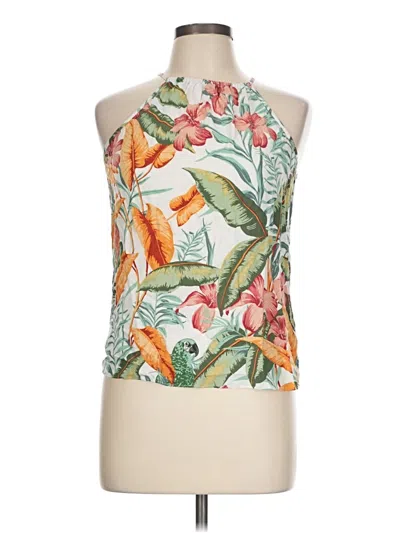 Pre-owned Warehouse Sleeveless Blouse In Green