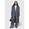Warehouse Structured Shoulder Coat In Gray
