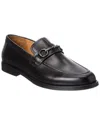 Warfield & Grand Colby Leather Loafer In Black