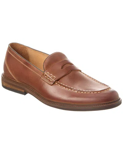 Warfield & Grand Grant Leather Loafer In Brown