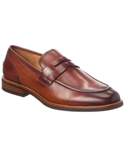 Warfield & Grand Leather Loafer In Brown