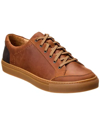 Warfield & Grand Leather Sneaker In Brown