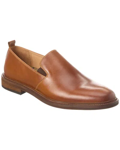 Warfield & Grand Menlo Leather Loafer In Brown