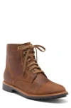 Warfield & Grand Gresham Lugged Cap Toe Boot In Cognac