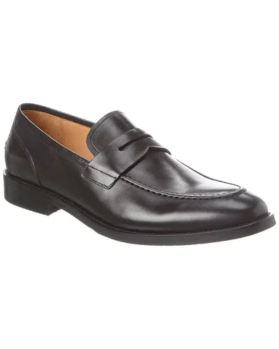Warfield & Grand Solano Leather Loafer In Black