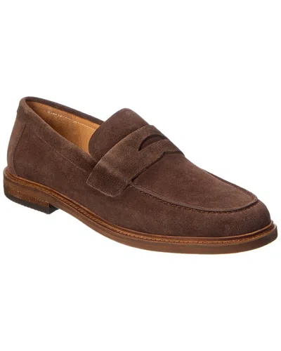 Warfield & Grand Suede Loafer In Brown