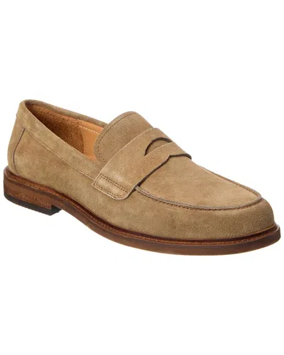 Warfield & Grand Suede Loafer In Brown