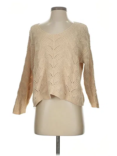 Pre-owned Warm & Cozy Lifestyle By Poof Pullover Sweater In Brown