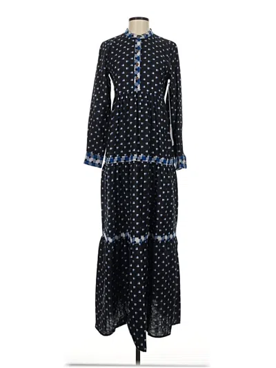 Pre-owned Warm Casual Dress In Blue