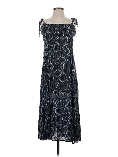 Pre-owned Warm Casual Dress In Blue