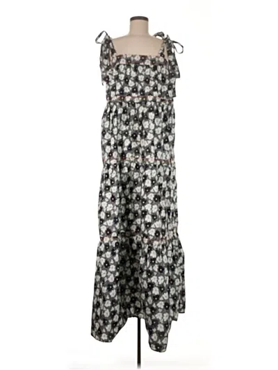 Pre-owned Warm Casual Dress In Silver