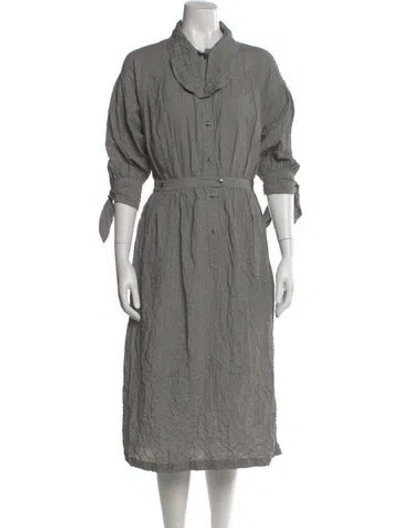 Pre-owned Warm Knee-length Dress In Black