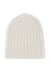 Warm-me Chunky-knit Beanie In White