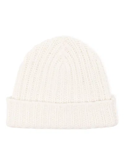 Warm-me Knitted Beanie In White