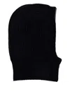 Warm-me Ribbed Balaclava In Black