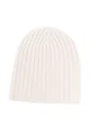 Warm-me Gerippte Beanie Aus Kaschmir In Neutral