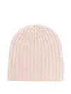 Warm-me Gerippte Beanie Aus Kaschmir In Neutral