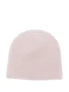 Warm-me Gerippte Beanie Aus Kaschmir In Pink