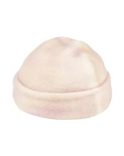 Warm-me Woman Hat Beige Size Onesize Cashmere In Pink