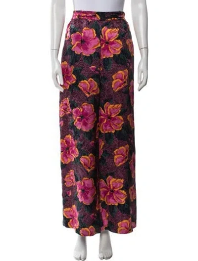 Pre-owned Warm Silk Wide Leg Pants In Multi