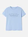 Warm Winter Days Greetings T-shirt In Blue