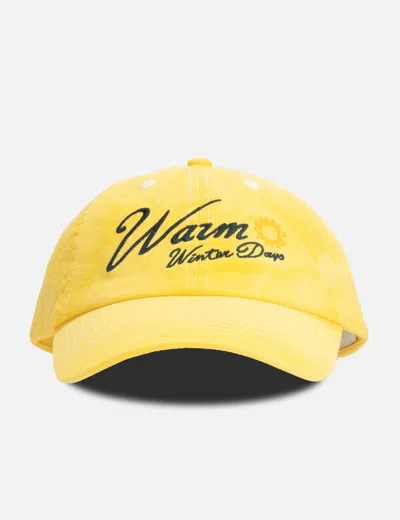 Warm Winter Days Logo Cap In Yellow