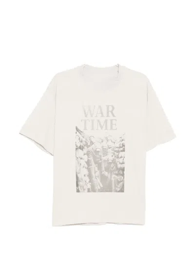 Warman Cotton Printed T-shirt In White