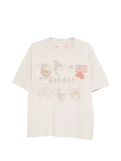 Warman Crew Neck T-shirt In White