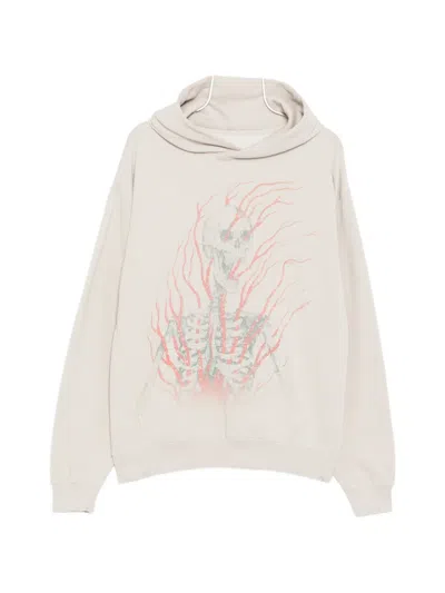 Warman Graphic Hoodie In Neutral