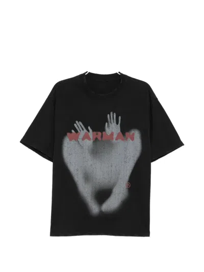 Warman Graphic-print T-shirt In Black