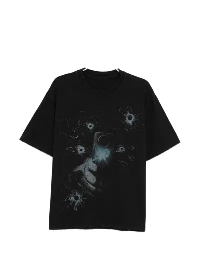 Warman Graphic-print T-shirt In Black