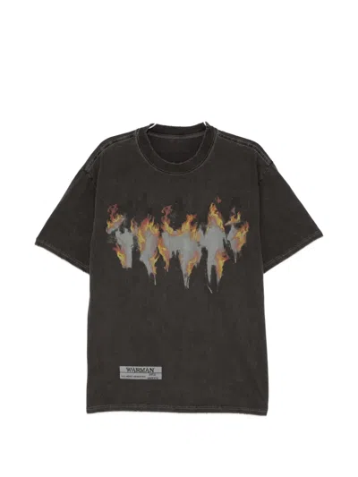 Warman Graphic-print T-shirt In Black