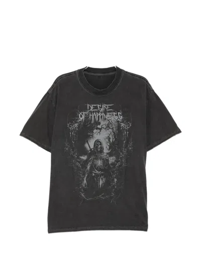 Warman Graphic-print T-shirt In Gray